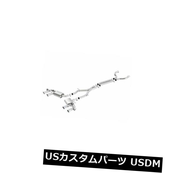 17-20シボレーカマロZL1 6.2L V8 RWD w / NPP＃140727用Borla Cat-Back Exhaust ATAK