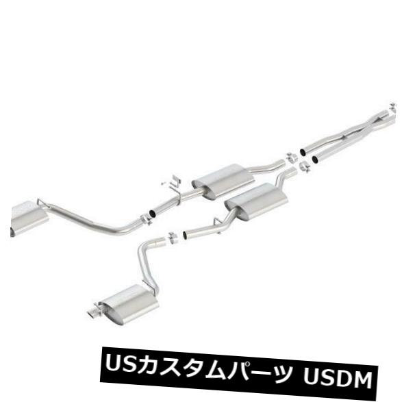 クライスラー300 /ダッジチャージャー3.6L V6 15-19用Borla Sタイプキャットバックエキゾーストシステム