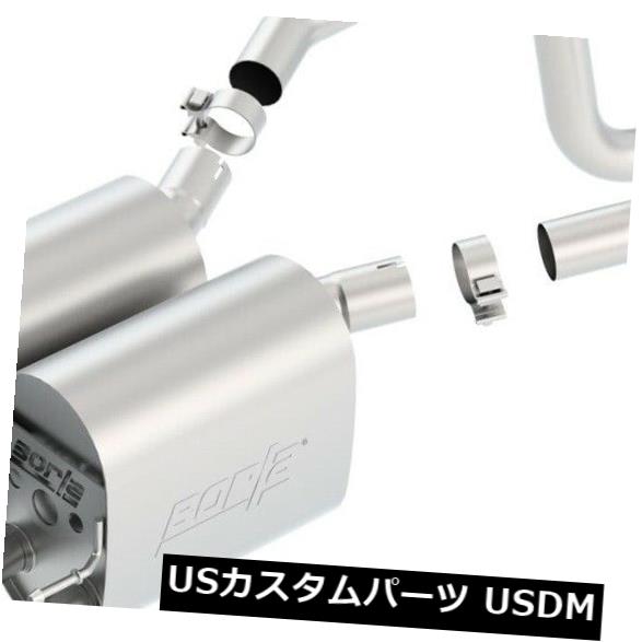Borla 11814キャデラック05-08コルベットにフィットするツーリングアクスルバックエキゾーストシステム