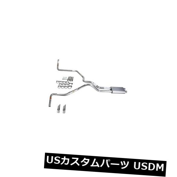 タイタン04-05デュアルエキゾースト2.5 MAパイプフローサウンドマフラーSWチップサイド出口 Titan 04-05 dual exhaust 2.5 MA pipe Flowsound Muf
