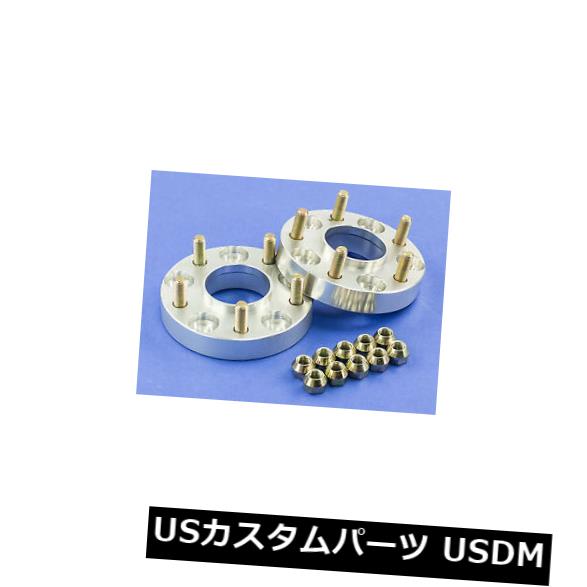 22MM シルバーハブセントリックホイールスペーサー プリマス5x100 57.1 12x1.5 22MM Silver Hubcentric Wheel Spacers Plymouth 5x100