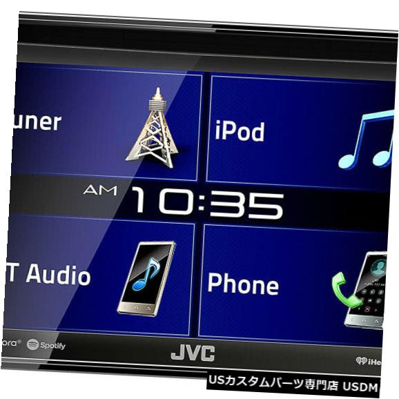 JVC KW-V350BT 6.2 タッチスクリーンダブルDIN BluetoothインダッシュCD / AM / FM / DVD