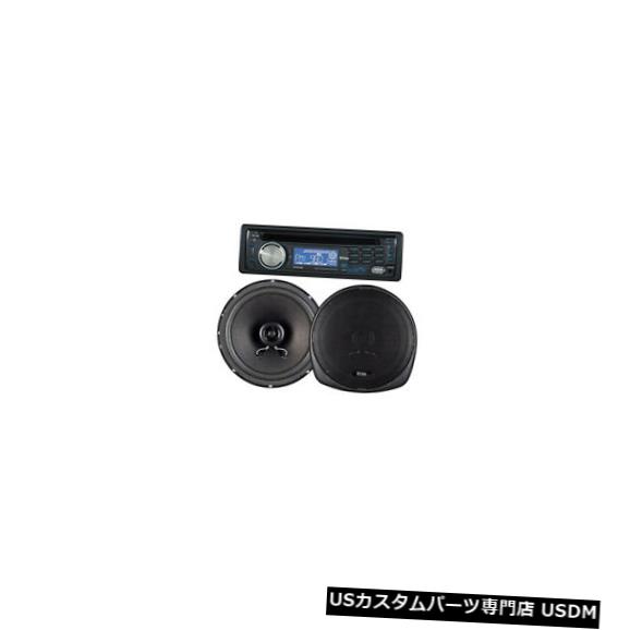 Boss AudioインダッシュカーステレオCD AM / FM MP3レシーバーと6.5インチ2ウェイスピーカーPacka